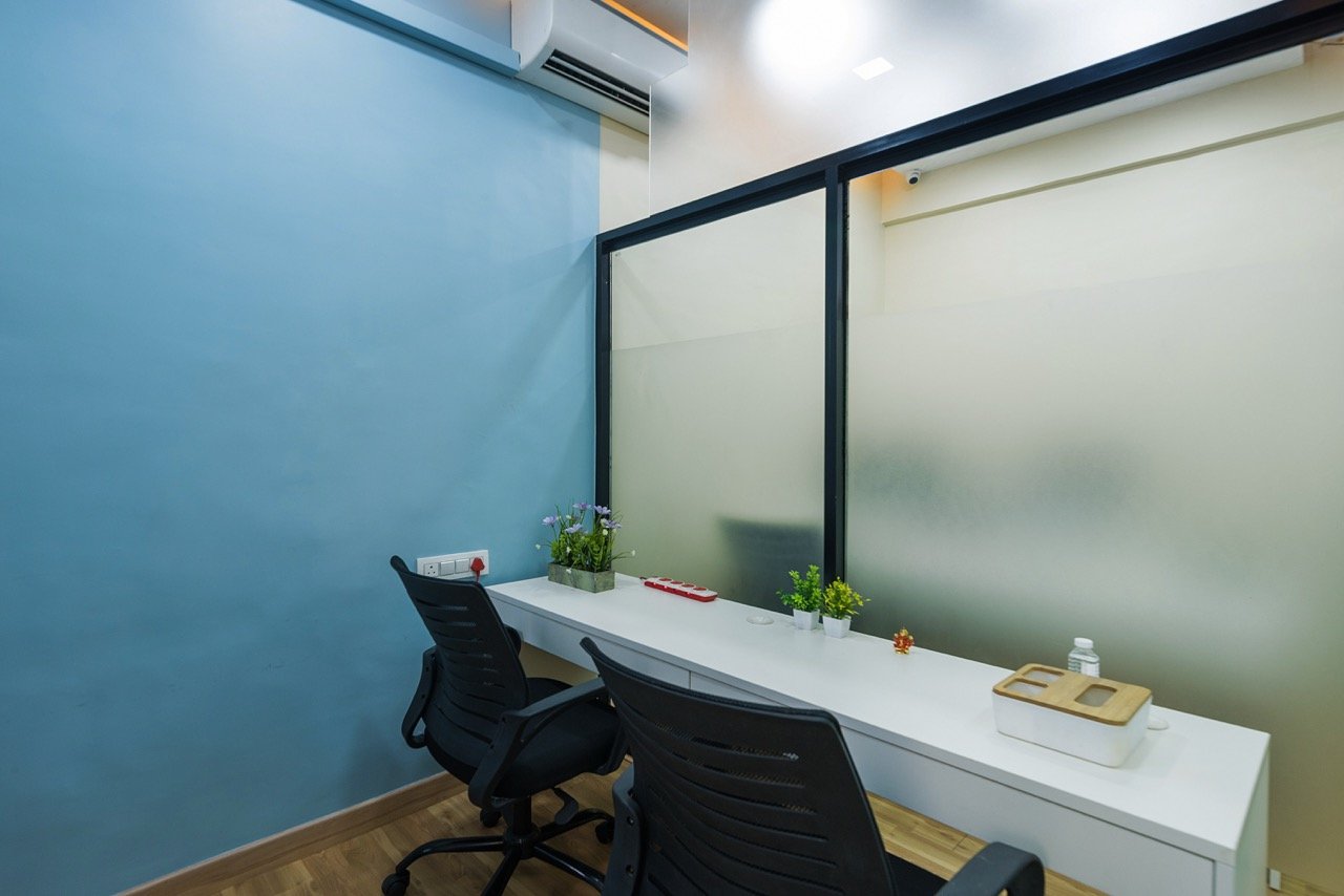 Lounge area with comfortable seating